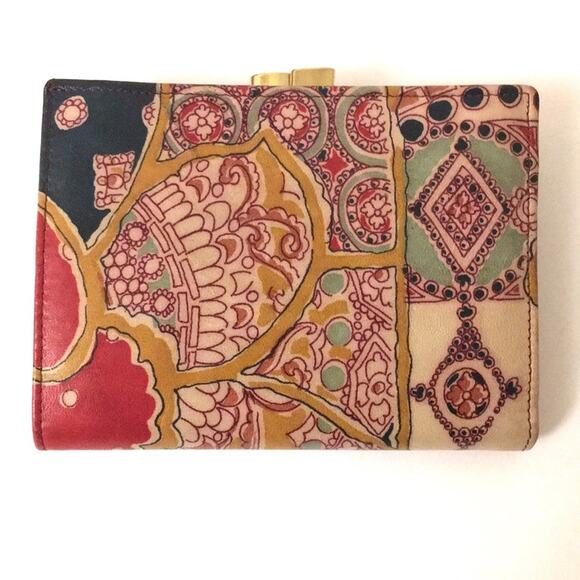 LISETTE leather wallet women Paisley coin pouch - Picture 5 of 11